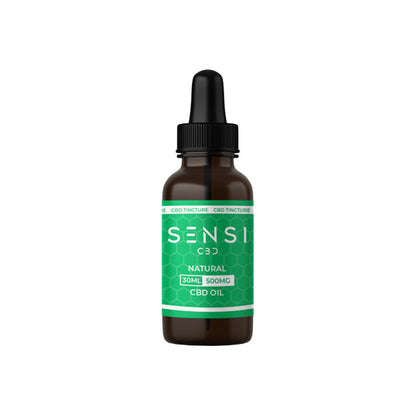 Sensi CBD 500mg CBD Broad-Spectrum Tincture Oil 30ml (BUY 1 GET 1 FREE) - Flavour: Natural