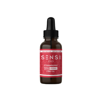 Sensi CBD 2500mg CBD Broad-Spectrum Tincture Oil 30ml (BUY 1 GET 1 FREE) - Flavour: Orange