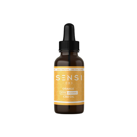 Sensi CBD 2500mg CBD Broad-Spectrum Tincture Oil 30ml (BUY 1 GET 1 FREE) - Flavour: Natural