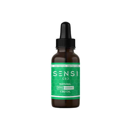 Sensi CBD 5000mg CBD Broad-Spectrum Tincture Oil 30ml (BUY 1 GET 1 FREE) - Flavour: Strawberry