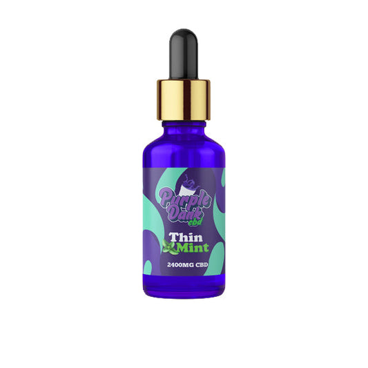 Purple Dank CBD 2400mg Terpene Flavoured Full-Spectrum CBD Oil 30ml (BUY 1 GET 1 FREE) - Flavour: Thin Mint