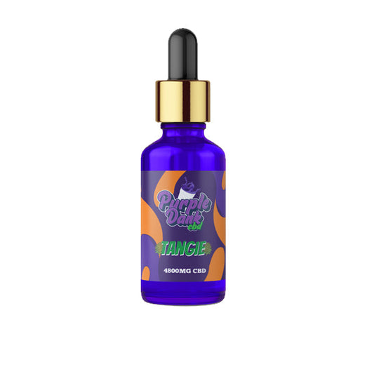 Purple Dank CBD 4800mg Terpene Flavoured Full-Spectrum CBD Oil 30ml (BUY 1 GET 1 FREE) - Flavour: Tangie
