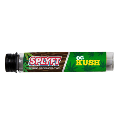 SPLYFT Cannabis Terpene Infused Hemp Blunt Cones – OG Kush - Amount: x15 (Display Box)