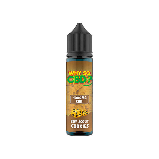 Why So CBD? 1000mg Full Spectrum CBD E-liquid 60ml - Flavour: Boy Scout Cookies