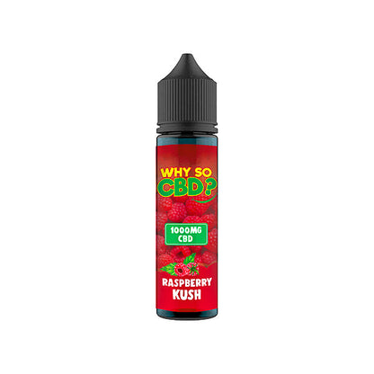 Why So CBD? 1000mg Full Spectrum CBD E-liquid 60ml - Flavour: Hash Berg