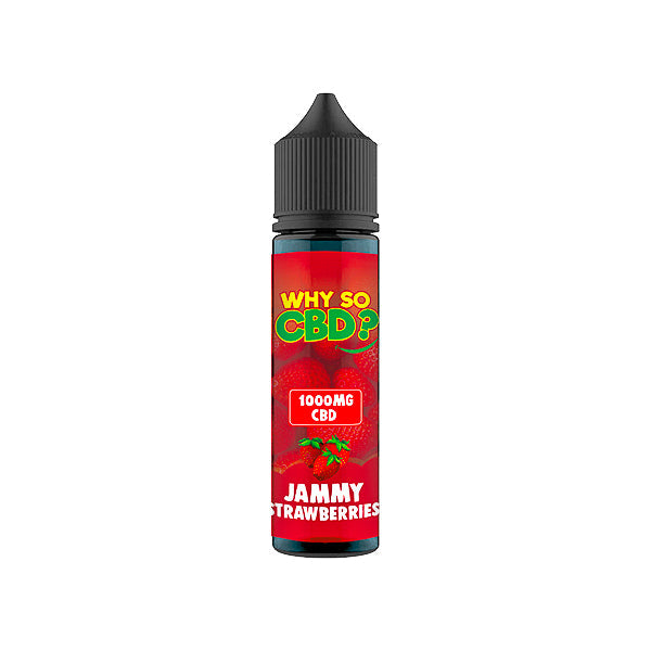 Why So CBD? 1000mg Full Spectrum CBD E-liquid 60ml - Flavour: Raspberry Kush