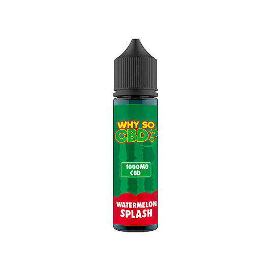 Why So CBD? 1000mg Full Spectrum CBD E-liquid 60ml - Flavour: Agent Apple