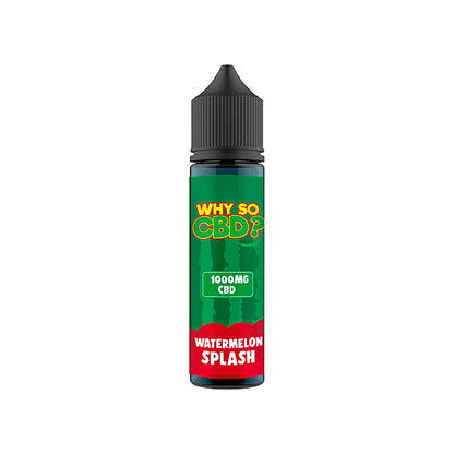 Why So CBD? 1000mg Full Spectrum CBD E-liquid 60ml - Flavour: Raspberry Kush