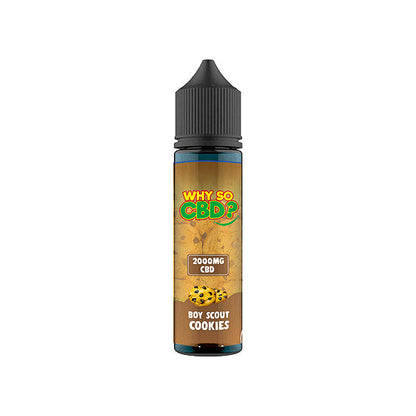 Why So CBD? 2000mg Full Spectrum CBD E-liquid 60ml - Flavour: Hash Berg