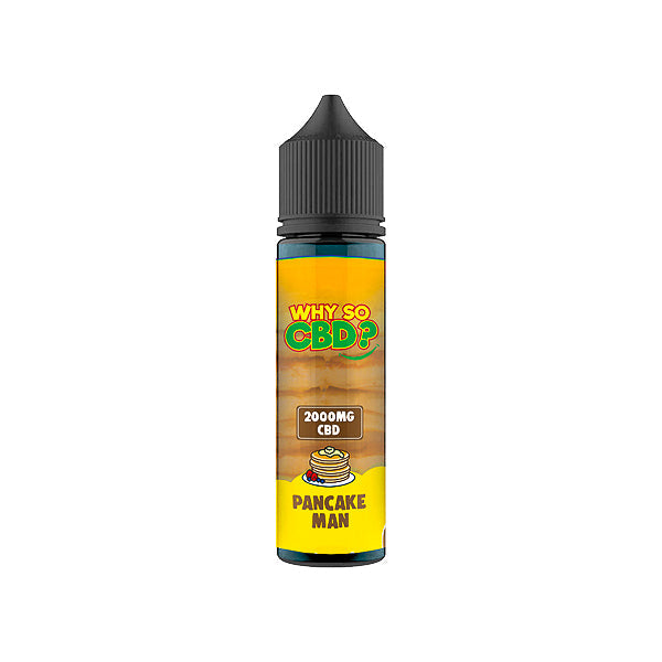 Why So CBD? 2000mg Full Spectrum CBD E-liquid 60ml - Flavour: Pancake Man