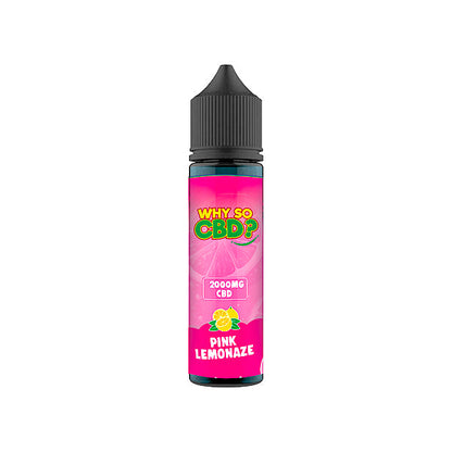 Why So CBD? 2000mg Full Spectrum CBD E-liquid 60ml - Flavour: Orange Blaze