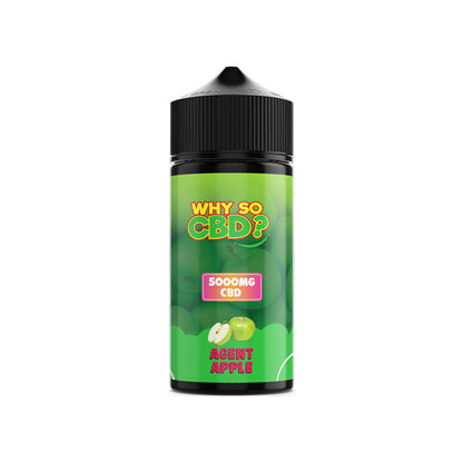 Why So CBD? 5000mg Full Spectrum CBD E-liquid 120ml - Flavour: Blue Slushy