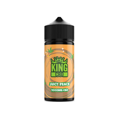 King CBD 1000mg CBD E-liquid 120ml (80VG/20PG) (BUY 1 GET 1 FREE) - Flavour: Lemon Fizz