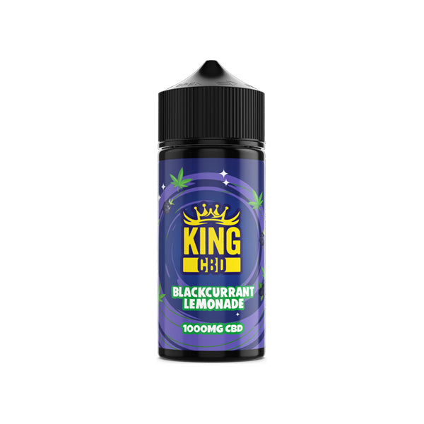King CBD 1000mg CBD E-liquid 120ml (80VG/20PG) (BUY 1 GET 1 FREE) - Flavour: Lemon Fizz