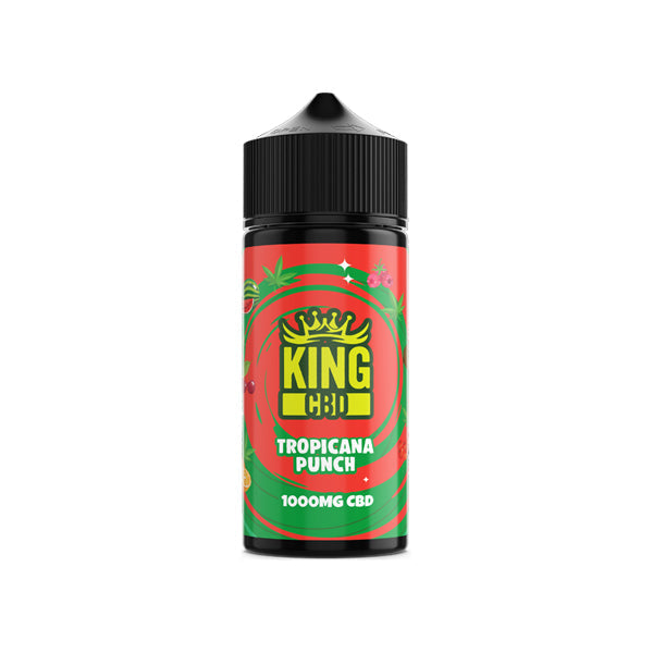 King CBD 1000mg CBD E-liquid 120ml (80VG/20PG) (BUY 1 GET 1 FREE) - Flavour: Blackcurrant Lemonade