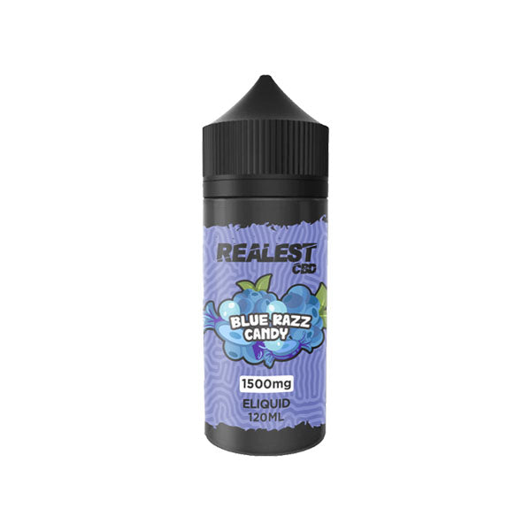 Realest CBD 1500mg Broad Spectrum CBD E-Liquid 120ml (BUY 1 GET 1 FREE) - Flavour: Grape Soda