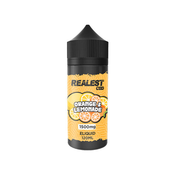 Realest CBD 1500mg Broad Spectrum CBD E-Liquid 120ml (BUY 1 GET 1 FREE) - Flavour: Cherry Cola