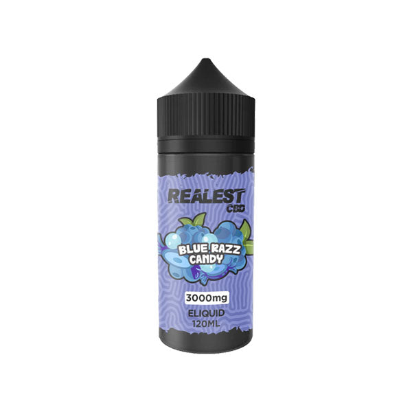 Realest CBD 3000mg Broad Spectrum CBD E-Liquid 120ml (BUY 1 GET 1 FREE) - Flavour: Toffee Apple Grape