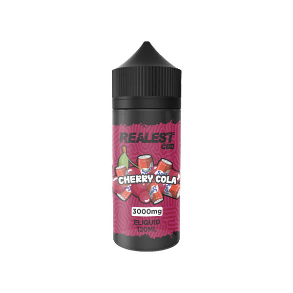 Realest CBD 3000mg Broad Spectrum CBD E-Liquid 120ml (BUY 1 GET 1 FREE) - Flavour: Strawberry Ice Cream