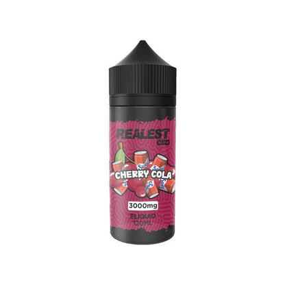 Realest CBD 3000mg Broad Spectrum CBD E-Liquid 120ml (BUY 1 GET 1 FREE) - Flavour: Strawberry Ice Cream