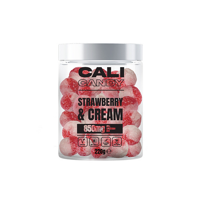 CALI CANDY 850mg Full Spectrum CBD Vegan Sweets (Small) - 10 Flavours - Flavour: Super Sour Cherry