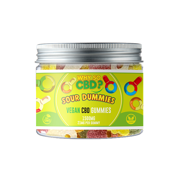 Why So CBD? 1500mg Broad Spectrum CBD Small Vegan Gummies - 11 Flavours - Gummies: Watermelon Slices