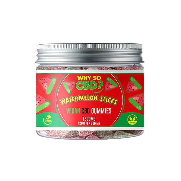 Why So CBD? 1500mg Broad Spectrum CBD Small Vegan Gummies - 11 Flavours - Gummies: Sour Dummies