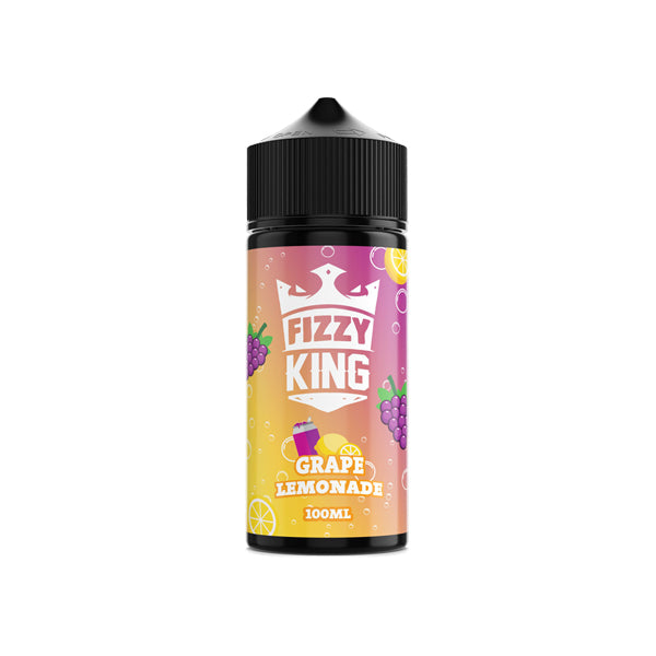 Fizzy King 100ml Shortfill 0mg (70VG/30PG) - Stoptober Special Offer! - Flavour: Grape Lemonade