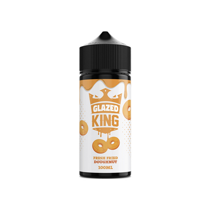 Glazed King 100ml Shortfill 0mg (70VG/30PG) - Stoptober Special Offer! - Flavour: Blueberry Jam Doughnut