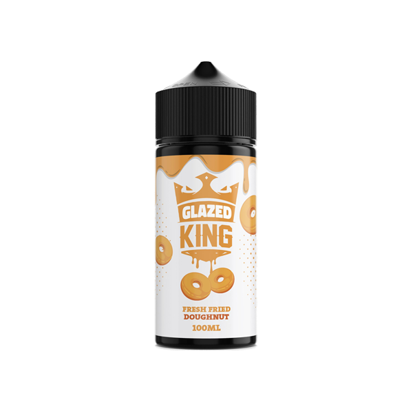 Glazed King 100ml Shortfill 0mg (70VG/30PG) - Stoptober Special Offer! - Flavour: Fresh Fried Doughnut