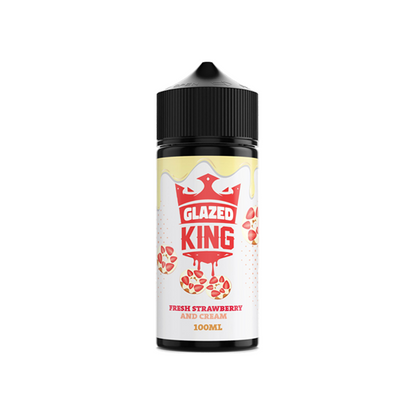 Glazed King 100ml Shortfill 0mg (70VG/30PG) - Stoptober Special Offer! - Flavour: Fresh Fried Doughnut