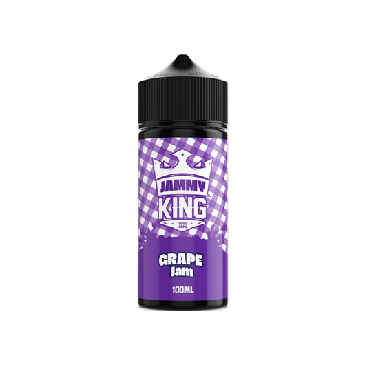 Jammy King 100ml Shortfill 0mg (70VG/30PG) - Stoptober Special Offfer! - Flavour: Grape Jam