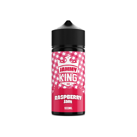 Jammy King 100ml Shortfill 0mg (70VG/30PG) - Stoptober Special Offfer! - Flavour: Raspberry Jam