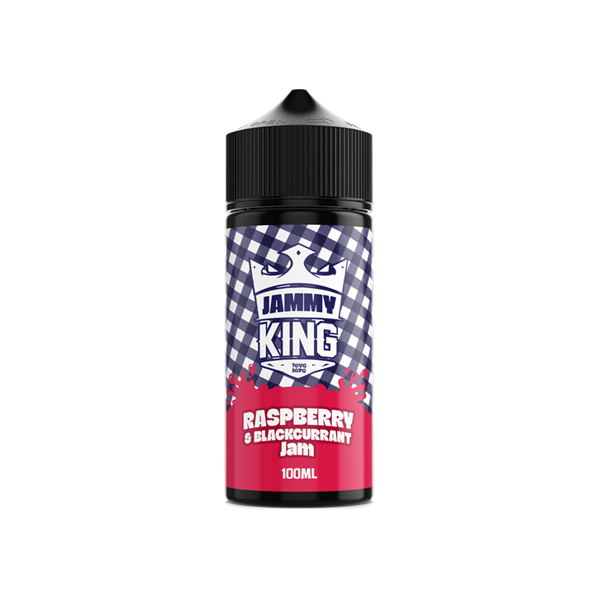 Jammy King 100ml Shortfill 0mg (70VG/30PG) - Stoptober Special Offfer! - Flavour: Jammy Biscuits
