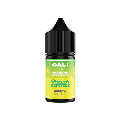 CALI VAPE 100mg Broad Spectrum CBD E-liquid 10ml (60PG/40VG) - Flavour: Banana Kush