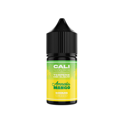 CALI VAPE 500mg Broad Spectrum CBD E-liquid 10ml (60PG/40VG) - Flavour: Blueberry Kush