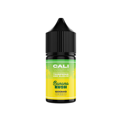 CALI VAPE 500mg Broad Spectrum CBD E-liquid 10ml (60PG/40VG) - Flavour: Pineapple Express