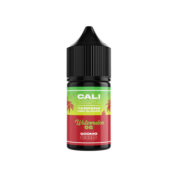 CALI VAPE 500mg Broad Spectrum CBD E-liquid 10ml (60PG/40VG) - Flavour: Strawberry Kush