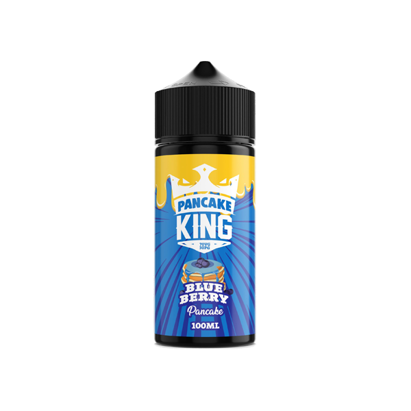 Pancake King 100ml Shortfill 0mg (70VG/30PG) - Stoptober Special Offer! - Flavour: Blueberry Pancake