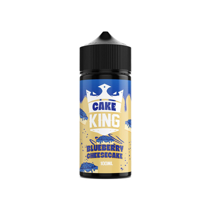 Cake King 100ml Shortfill 0mg (70VG/30PG) - Stoptober Special Offer! - Flavour: Blueberry Cheesecake