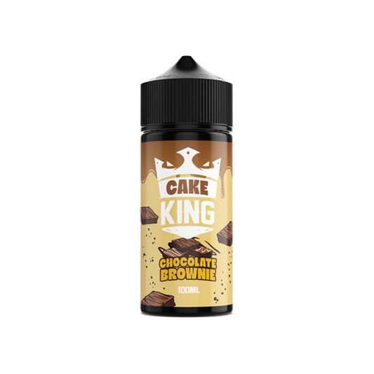 Cake King 100ml Shortfill 0mg (70VG/30PG) - Stoptober Special Offer! - Flavour: Chocolate Brownie