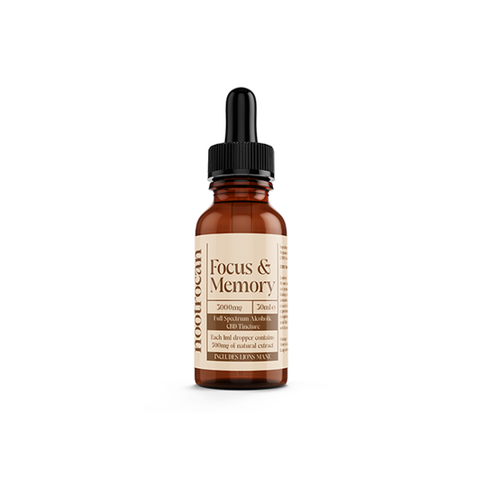 Nootrocan 3000mg 10% Full-Spectrum CBD Nootropic Tincture - 30ml - Flavour: Focus & Memory