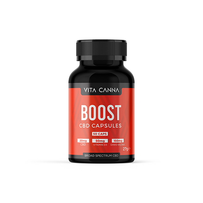 Vita Canna 1000mg Broad Spectrum Functional CBD Vegan Capsules - 50 Caps - Flavour: Repair