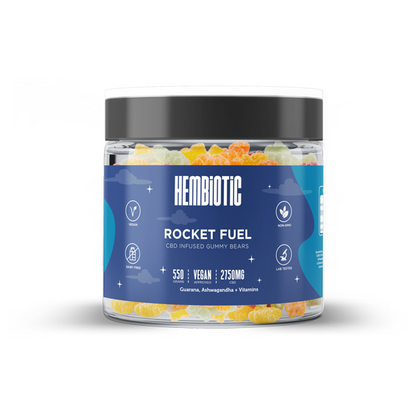 Hembiotic 2750mg Bulk Functional CBD Gummy Bears - 550g - Flavour: Stress Relief