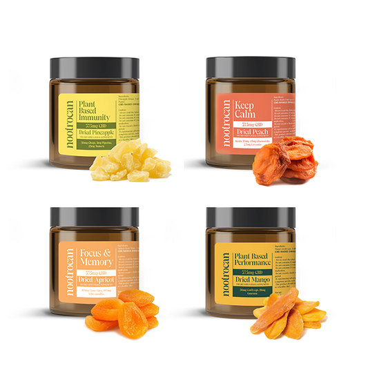 Nootrocan 375mg Full Spectrum CBD Nootropic Dried Fruits - 150g - Flavour: Plant Based Immunity
