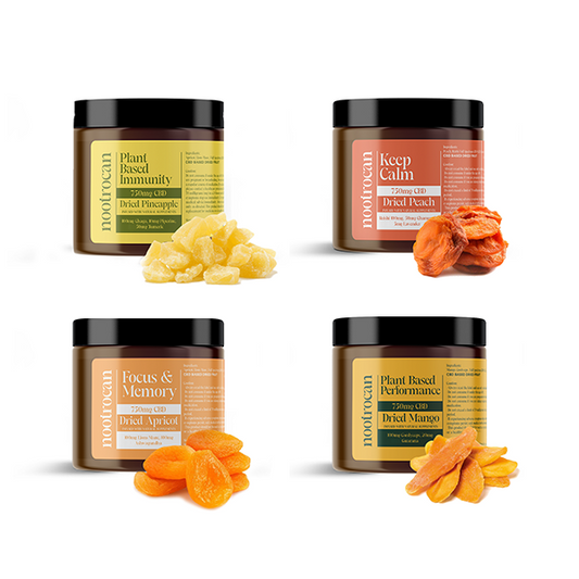 Nootrocan 750mg Full Spectrum CBD Nootropic Dried Fruits - 300g - Flavour: Plant Based Immunity