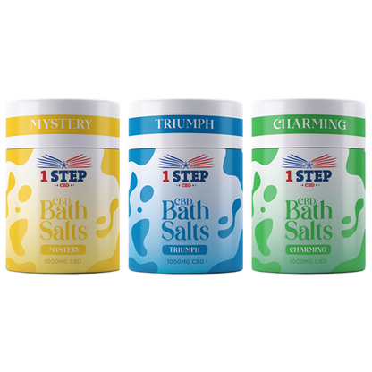 1 Step CBD 1000mg CBD Bath Salts - 500g (BUY 1 GET 1 FREE) - Flavour: Charming