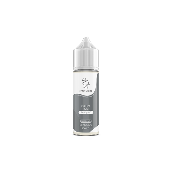 0mg EFFIN Juice 50ml Shortfill 0mg (50VG/50PG) - Flavour: Strawberry Raspberry