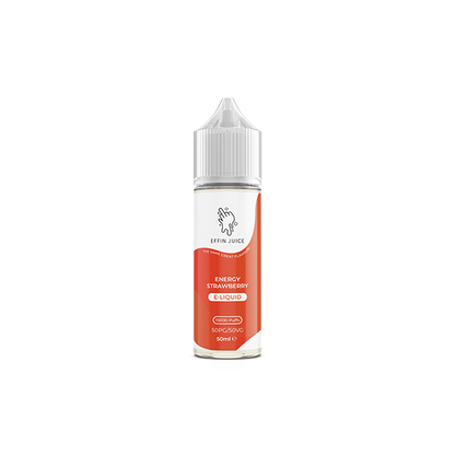 0mg EFFIN Juice 50ml Shortfill (50VG/50PG) - Stoptober Special Offer! - Flavour: Blue Razz Lemonade