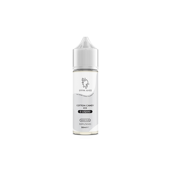 0mg EFFIN Juice 50ml Shortfill 0mg (50VG/50PG) - Flavour: Energy Ice